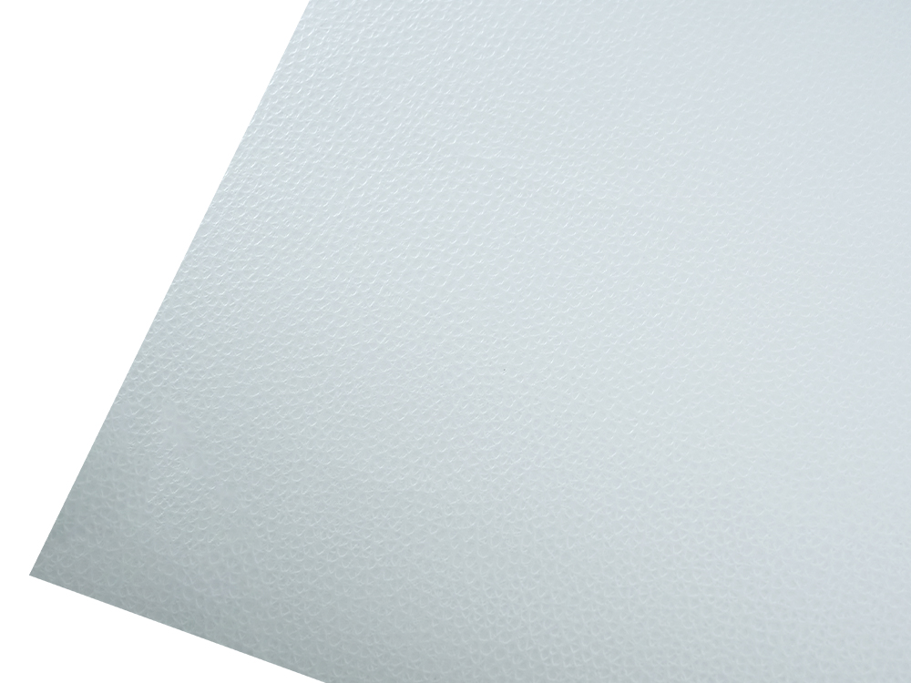H558 Papel de liberação de alta temperatura semibrilhante com padrão de lichia grande